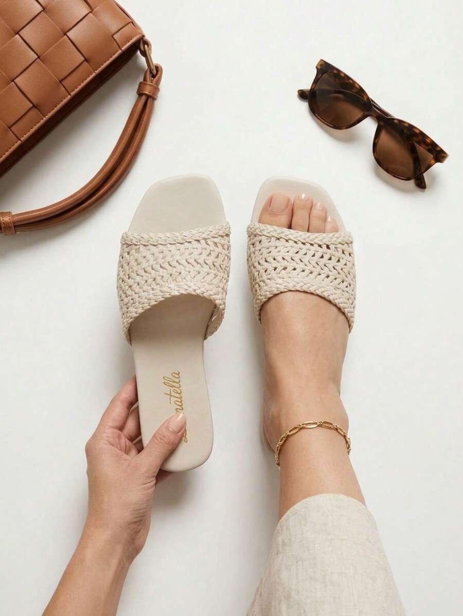 Women Flat Sandals - White - View 1
