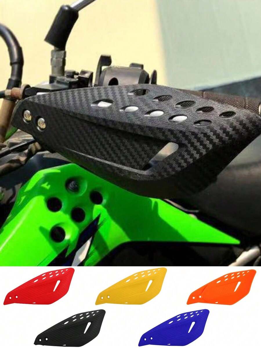 1PC Universal Cross‑Country Motorcycle Hand Guard Practical Motorcycle Hand Protector Accessory For Off Road Riding Effective Hand Shield Block Wind Sand And Debris Lightweight Hand Guard Fit For Cross‑Country Motorcycle Protective Handbar Accessory - Multicolor - View 1