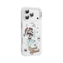 Disney Stitch "Dessert Theme" Series Phone Case – Cute Cartoon Style For Women; Drop-Resistant Protective Case Compatible Compatible With Iphone 18 Pro, 18 Pro Max, 17, 17 Air, 17 Pro Max, 16 Pro, 16, 15 Pro Max, 15 Plus, 14 Pro Max, 14 Pro, 13, 13 Pro, 12, And 11. - White - View 3