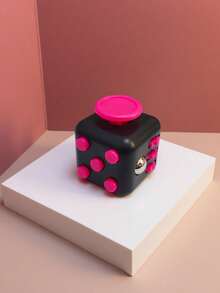 1/3pcs New Stress Relief Dice Handle Cube, Fidget Toy, Smooth Material, Comfortable Grip, Easy Stress Relief - Multicolor - View 31
