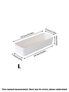 25/20/11/6/5/1pc Desktop Storage Box, White Drawer-Style Storage Box, Multi-Functional Home Storage Set, Vanity Storage Box And Organizer, Plastic Drawer Storage Box Suitable For Bedroom, Bathroom, Kitchen, Office, Used For Organizing Cosmetics, Skincare, Perfume, Lipstick, Nail Polish, Makeup Brushes, Eyeshadow, Powder Puffs, Suitable For Christmas, Halloween, Thanksgiving, Autumn/Winter Home Storage Decoration - White - View 10
