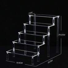 1 kệ trưng bày Acrylic 3 tầng, kệ bậc thang trong suốt cho hộp đựng đồ chơi, đồ sưu tầm, bao gồm các bộ phận có họa tiết ngẫu nhiên - Nhiều màu - Xem 15