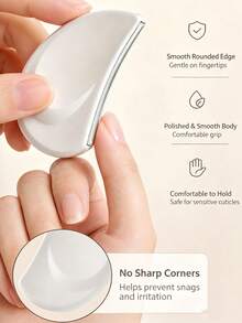 3D Curved Ergonomic Nail File Gentle Nail Shaping Tool For Natural Nails Fine Uniform Grit Nail Buffer Reduce Rough Edges & Splits Portable Manicure Pedicure Tool For Home Salon Nail Care - A - View 6
