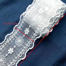 1/5碼蕾絲，適用於縫製蕾絲緞帶、網格刺繡蕾絲飾邊、DIY配件、家用紡織品、頭飾與手工配件，亦適用於DIY衣物與洋裝縫製 - 多色H - 查看 8