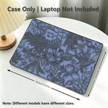 1pc Protective Case, Floral UV Printed Pattern, Laptop Protective Cover, Minimalist Lightweight Durable Protective Case Suitable For 13-Inch Neo Laptop Protective Case A3404 Model/ Air Pro 13.3 13.6 14.2 15.3 16.2 Inch/ Matebook D14/D16 - View 4