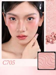 chéeryep Liberty Single Powder Blush C705, Refillable Magnetic System, Soft Matte & Shimmer Finishes, Smooth Blendable, Long-Lasting Not Fade, Lightweight, For Daily Use, GIFT - C705 - View 4