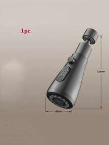 1pc Modern High Pressure Kitchen Faucet - Silver - View 7