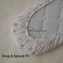 2pcs/Set Sprei Kasur Bayi, Sprei Kasur Bayi Katun Murni, Cocok untuk Bayi Perempuan dan Laki-laki, Perlengkapan Tidur Bayi Netral yang Lembut dan Bernapas - MultiWarna - View 4