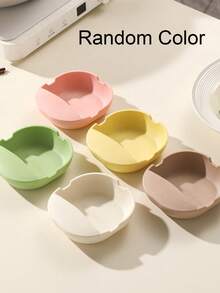 PP Thickened Polypropylene Material Macaron Color Minimalist Solid Color Countertop Oil Stain Isolation Stackable Space-Saving Design Suitable For Housewives And Kitchen Enthusiasts Multi-Functional Soup Spoon Rack Pot Spatula Holder Compact Doesn't Take Up Counter Space Holds Spatulas Spoons Chopsticks Kitchen Cooking Gadget Stable And Durable Random Color - Color: Random - View 12