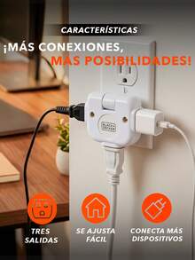 black & decker Adapters & Multi-Outlets - US A Type Plug(110-127V) - View 7