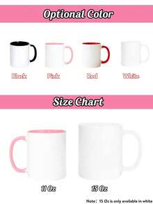 Personalized Pet Photo Mug, Custom Name Ceramic Coffee Cup, 11oz Pink Handle Mug, Custom Pet Portrait Cup For Dog Mom Cat Mom, Personalized Gift For Pet Lovers, Birthday Gift, Mother's Day Gift, Christmas Gift - Normal - View 2
