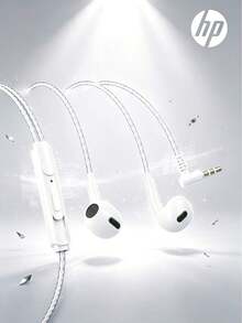 HP 1127 Wired In-Ear Headphones: Metal Housing | High-Fidelity Sound | Dual Interfaces | In-Line Controls For Calls | Compatible With Mobile Phones And Computers - View 9