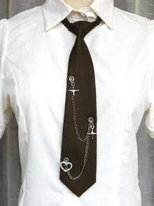 1pc Women's Tie, Suitable For Shirts, Casual, Street, College Style, Daily, Party - Multicolor - View 21
