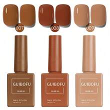 3pcs 15ml Gel Nail Polish Set, Matching Color Bottles, Glossy 3 Color Gel For Women, DIY Nail Art & Home Manicure, Spring Summer Fall Winter Nails, All-Season Nail Color Collection For Daily Use, At-Home Manicure And Nail Styling - Multicolor - View 28