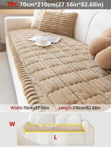 1 buah Sarung Sofa Flanel Minimalis Modern - Lembut & Nyaman, Tanpa Bantalan, Ramah Hewan Peliharaan, Dapat Dicuci dengan Mesin, Cocok untuk Sofa Seksi 1-4 Dudukan, Dekorasi Multifungsi untuk Ruang Tamu, Kamar Tidur, Kantor - MultiWarna - View 21