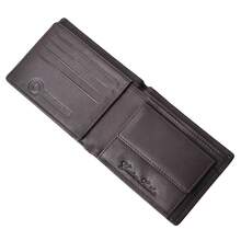 Lambretta Punched Leather Wallet - Dark Brown - View 2