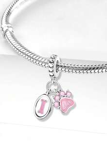1pc Sunflower Pendant Bead, Suitable For Bracelet DIY, Women's Daily Decorative Accessory, Girls Jewelry - Silver - View 10