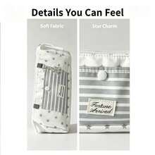 1pc Large Capacity Pencil Case & Cosmetic Storage Box - Multi-Functional Zipper Bag, Suitable For Student Stationery, Makeup Bag, Travel Essentials & Small Item Storage, Back To School Supplies, Learning Supplies, Pencil Pouch, Backpack - Pencil Case - View 6