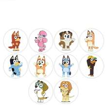 Bluey Roll Cartoon Roll Stickers, Children's Animation Peripherals, Handbooks, DIY Decorative Cultural And Creative Stickers, Perfect Holiday Gifts For Fans And Friends - Multicolor - View 6