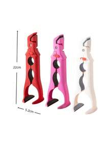 Anti-Scald Clip, Heat-Resistant Silicone Multi-Function Clip, Microwave Steam Rack Clip, Kitchen Bowl & Plate Holder Clip, Air Fryer Clip, Heat-Resistant Handle, Anti-Scald Bowl & Plate Clip, Oven Cookware Clip, Suitable For Steaming Bowls And Tableware, Non-Slip Oven Baking Clip, Easy To Use, Kitchen Tool, Hangable. - Multiple Styles - View 9