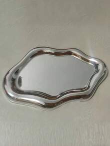 1/2pcs Elegant Cloud-Shaped Single-Layer Storage Tray, Premium Jewelry And Perfume Display Stand, Multi-Functional Key, Lipstick And Small Item Organizer, Vanity, Bathroom, Bedroom, Office Decor And Holiday Gift, Accessory Holder, Accessory Tray, Jewelry Tray, Jewelry Storage Box, Christmas Gift - Multicolor - View 12