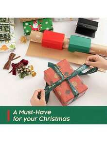 Dao cắt giấy gói quà Giáng Sinh lưỡi cắt độ chính xác cao, dụng cụ cắt thủ công DIY làm scrapbook, máy cắt giấy trượt cầm tay, quà sinh nhật/văn phòng gia đình, không dùng pin, hiệu quả chính xác, màu ngẫu nhiên - C[Máy cắt giấy] - Xem 7