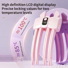 Foam Root Clip With Heating Function, Adjustable To Two Temperature Levels, USB Rechargeable, Quickly Creates A Voluminous Hairstyle, Achieves Voluminous Roots In Just 3 Minutes, Wireless Volumizing Comb, Electric Hair Styling Tool1300mAh - Multicolor - View 7