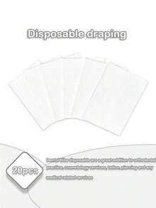 Disposable Pink/Blue Nail Table Mat, Three-Layer Waterproof Foldable Cleaning Pad, Tablecloth, Nail Napkin, Multi-Functional Beauty Tattoo Dental Cleaning Cloth, Waterproof Tablecloth, Nail Tools - Multicolor - View 58