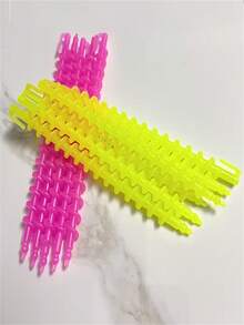 20-Piece Set Of Spiral Curlers For Long Hair (Random Colors) – DIY Hair Styling Tools, Hair Accessories For Women And Stylists - Multicolor - View 7