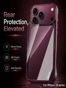 5 Pcs Soft TPU Hydrogel Film Back Screen Protector Compatible With Iphone Duo/18 Pro/18 Pro Max/17 Pro/17 Pro Max/16 Pro/16 Pro Max/16e/17e/15/14/Plus/13/12/11/X/XS MAX/XS/XR Back Protector Film Not Glass - Clear - View 3