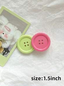 4/2/1pc Candy Color Snap BB Hair Clips, Non-Slip Glossy Hair Clips, Cute Y2K Style Women's Hair Accessories, Suitable For Daily, Campus And Summer Outfits - Multicolor - View 12