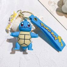 Hasbro Pokémon Cartoon Creative Silicone Keychain Pendant Decoration Ornament Small Figurine Doll Cute Claw Machine, Creative Halloween, Christmas Fun Gift - A - View 6