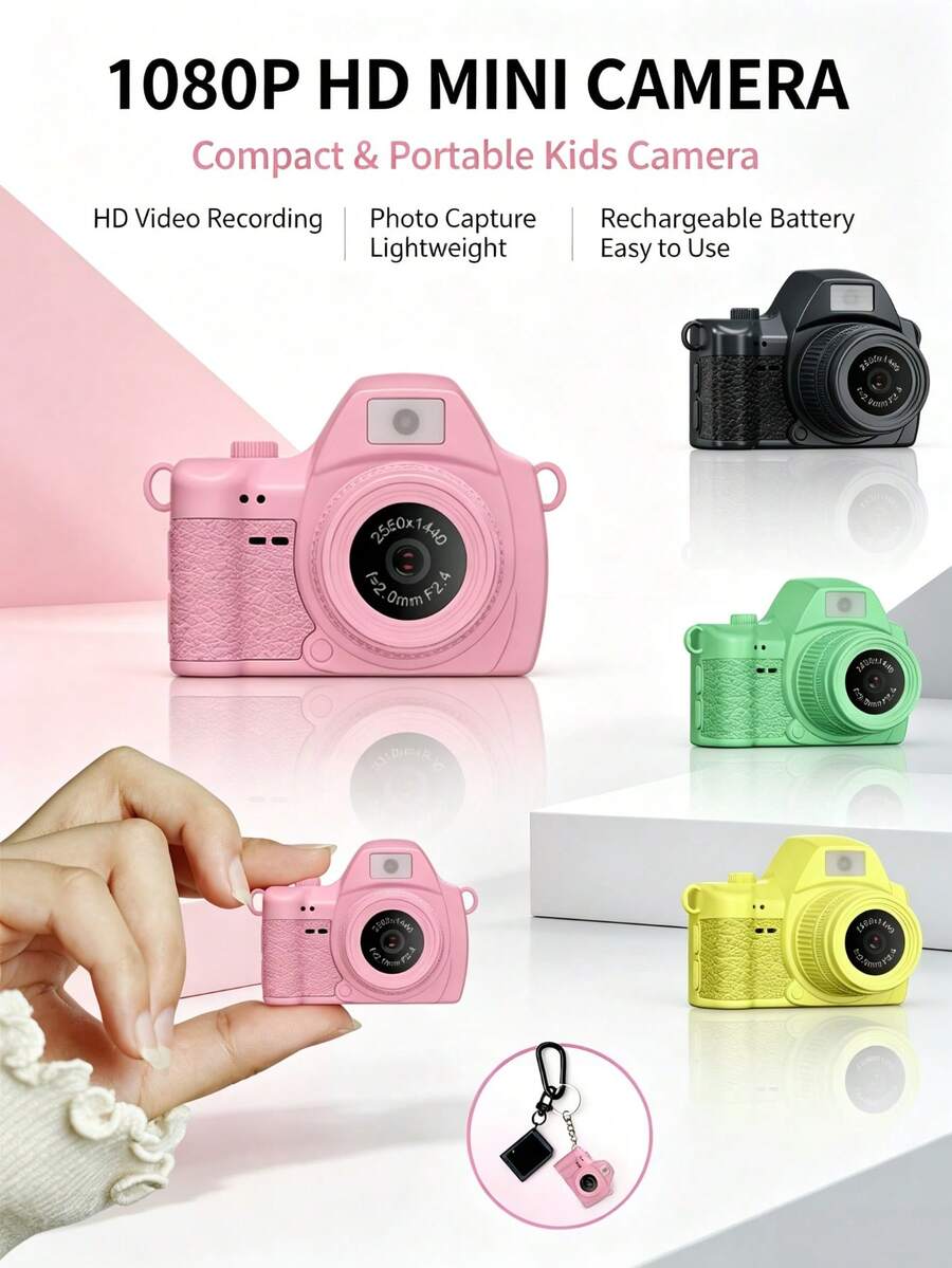 New Affordable Mini Camera 1080P Vintage Sports Camera 180MAH Battery Travel Outdoor Recorder Photo & Video Recording Exquisite Small Camera - View 1