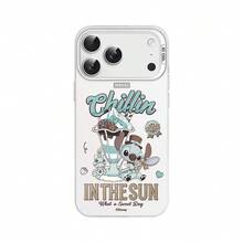 Disney Phone Case – Stitch & Angel (Gentleman Style Series): Cute Cartoon "Chocolate Milkshake" Design For Women. Shock-Resistant Protective Case Compatible Compatible With Iphone 18 Pro, 18 Pro Max, 17, 17 Air, 17 Pro Max, 16 Pro, 16, 15 Pro Max, 15 Plus, 14 Pro Max, 14 Pro, 13, 13 Pro, 12, And 11. - White - View 1