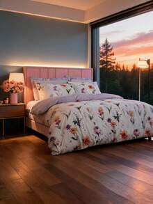 Always Home- Duvet Set - Cozy Set With Pillow - Multicolor - View 2