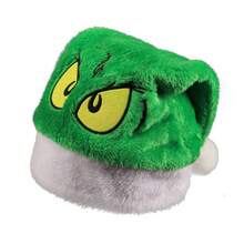The Grinch 1pc Plush Embroidered Christmas Hat Green Monster Cartoon Xmas Hat - Style-a - View 5