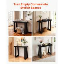 Sofa & Console Tables - Black - View 7