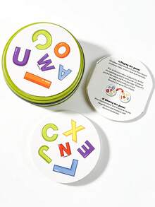 Fast Letter Matching Game, Parent-Child Family Game, Friends Gathering, Party Puzzle Game, Halloween And Christmas. - Lime Green - View 4
