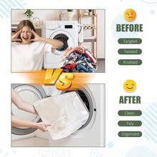Zippered Mesh Laundry Bag With Handle, Anti-Tangle Delicate Lingerie & Bra Wash Bag, Machine Washable Garment Protection Bag, Home & Travel Storage Organizer Bag, Suitable For Cosmetics, Underwear, Small Items - Multicolor - View 6