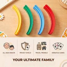 2-Layer Hands-Free Card Holder Rack Clip Card Holder, Card Stand, Interactive Game, Party Game, Holiday Game, Creative Small Gift - Multi-color - View 7