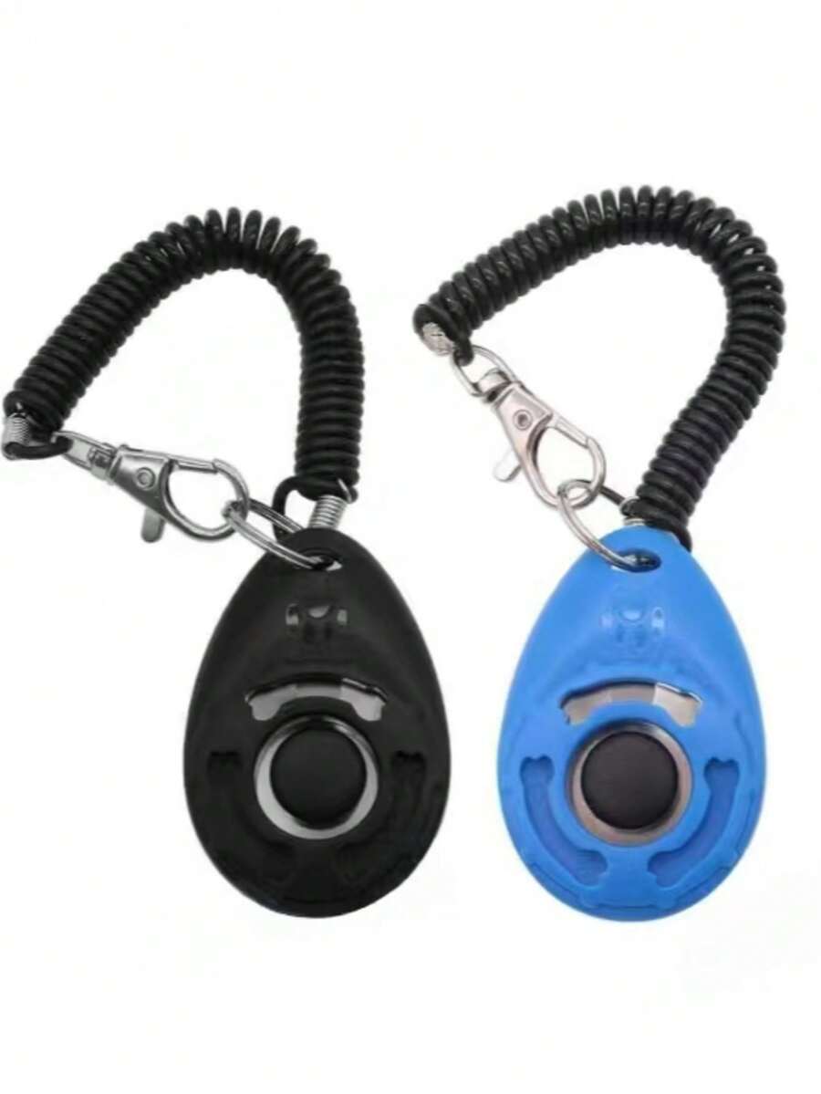 Dog Training Clicker, Behavior Correction Command Communication Training Tool With Sound, Dog Training Supplies - Multicolor - View 1