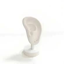 Realistic Ear Model Display Stand, 3D Printed Earring Display With Clear Visual Effect, Effortless Photo Shooting, Jewelry Storage + Display Dual Use, Essential Tool For Jewelry Store Owners And Review Bloggers - Multicolor - View 5