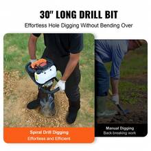 Earth Augers - Orange + Black - View 4