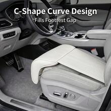 Car Leg Support Cushion, Universal Leather Material, Suitable For Driver Seat And Office Chair, Car Seat Bottom Protection Cover With Leg Support, Ideal For Long-Distance Driving - Multicolor - View 8