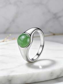 1pc Unisex Cast Stainless Steel Stamp Ring, Unique High-End Jewelry, Suitable For Daily, Business, Party Wear, Birthday Anniversary Gift For Him/Her - Ring - View 3