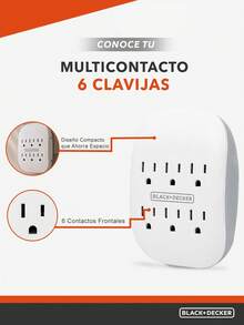 black & decker Adapters & Multi-Outlets - US A Type Plug(110-127V) - View 3