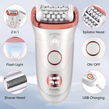 1pc Women's Electric Shaver, Home Use Washable Roller Epilator, USB Rechargeable Intimate Hair Trimmer, Razor - View 6