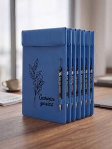 [Custom] A4/A5/A6/A7 Leather Clipboard Set | Customizable Name + Multiple Colors | Hard Clipboard + Loose-Leaf Binder + File Folder | Suitable For Office Meetings, File Organization, Back To School, Exam Storage | Personalized Gift, For Teacher - Leather Folder (multi-color) - View 35