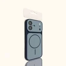Casing Magnetik Warna Cerah Mewah Kompatibel dengan iPhone 18 Pro Max 18 Pro, dengan Pengisian Daya Nirkabel Magnetik dan Pelindung Layar, Casing Ponsel Kompatibel dengan iPhone 16 Pro Max 17 Pro Max 16 Plus 17 12 11 15 14 13 - Royal Blue - View 9