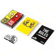 Good Face Bad Face Card Game Hilarious Party Travel Game For Family,Board Games,Games,Card Games - Yellow - View 11